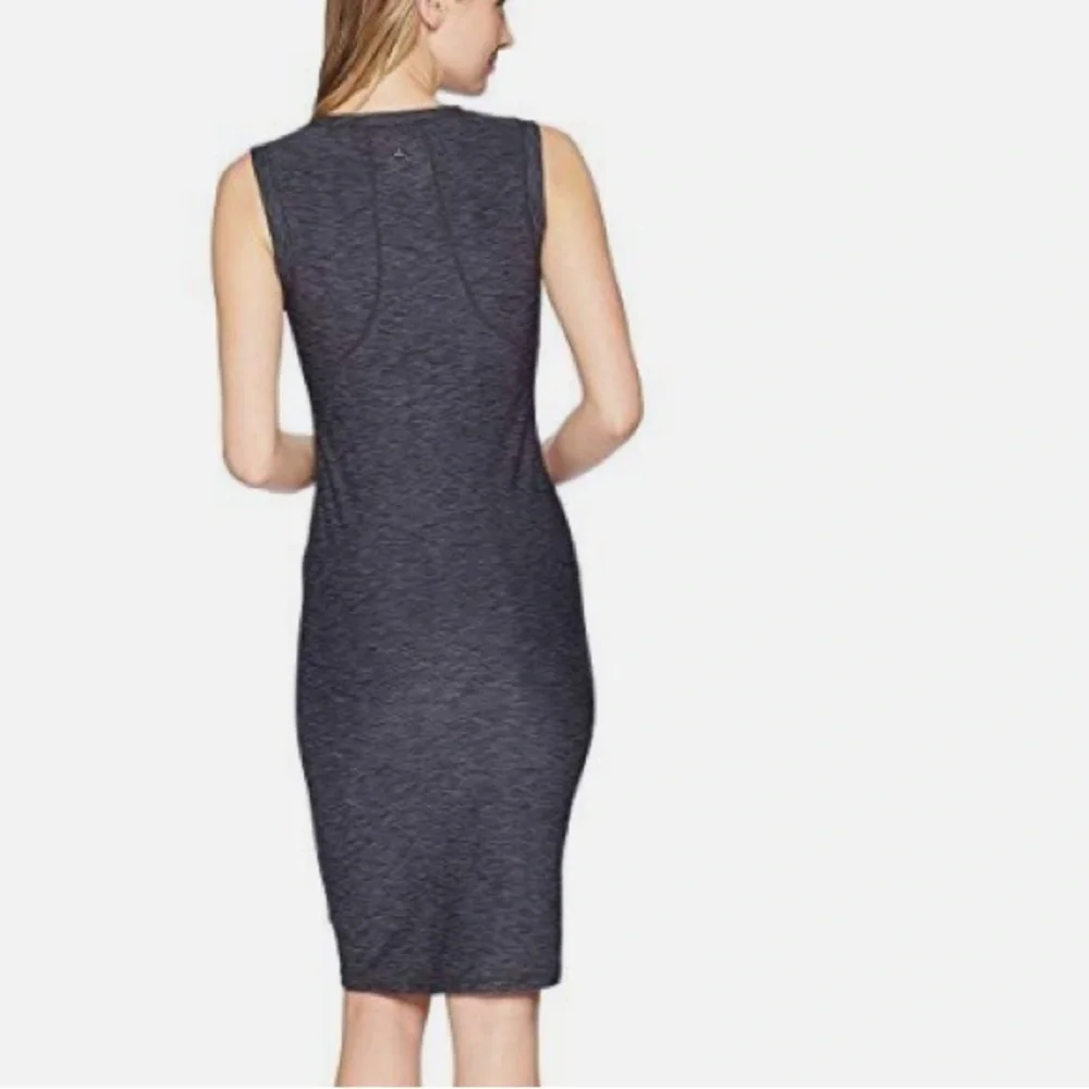 PrAna Vertex BodyCon Sleeveless Gray Dress - Picture 4 of 7